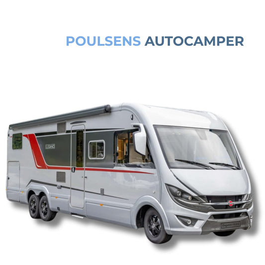Vue extérieure avant du camping‑car intégral Bürstner Elegance I 910 G 2023 neuf