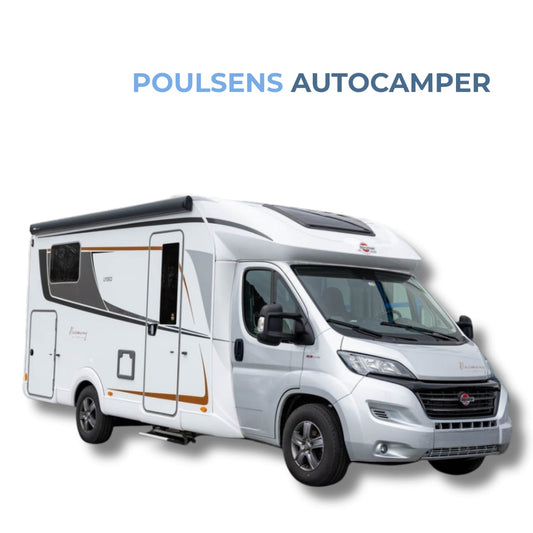 Vue extérieure avant du camping‑car semi‑intégré Bürstner Lyseo TD 690 2021 d’occasion