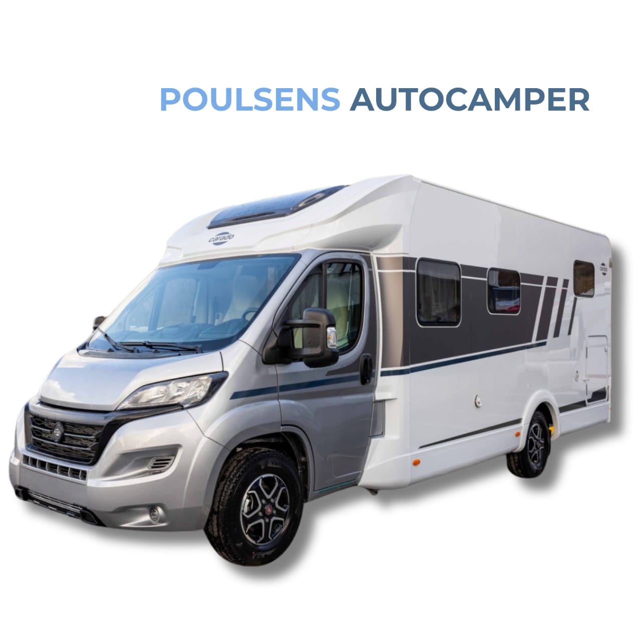 Vue extérieure avant du camping‑car semi‑intégré Carado T 447 2024 neuf