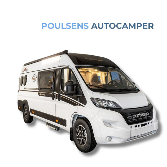 Vue extérieure avant du camping-car urbain Carthago 640 LE CHARMING GT 2023 avec design moderne et jantes alliage