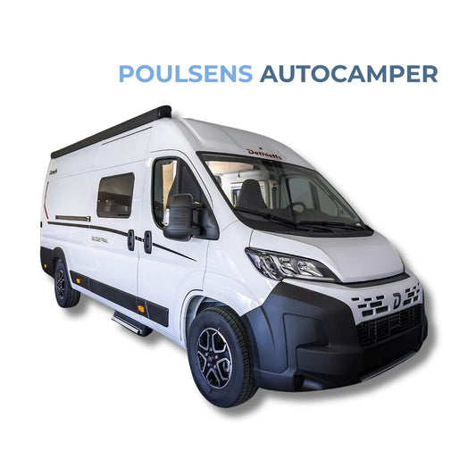 Vue extérieure du camping-car urbain Dethleffs Globetrail 640 ES 2026 avec design moderne et jantes alliage
