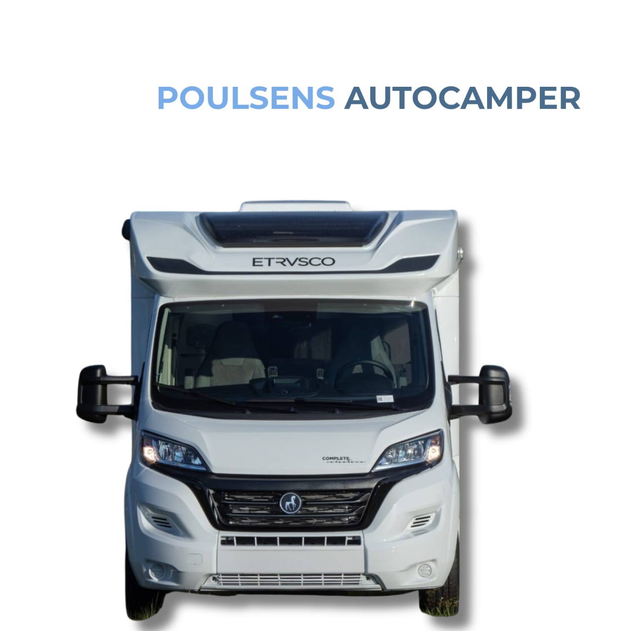 Vue extérieure avant du camping‑car semi‑intégré Etrusco T7400 QBC 2024