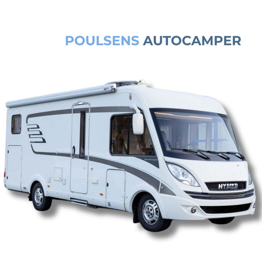 Vue extérieure avant du camping‑car intégral Hymer B 588 PL 2015 d’occasion