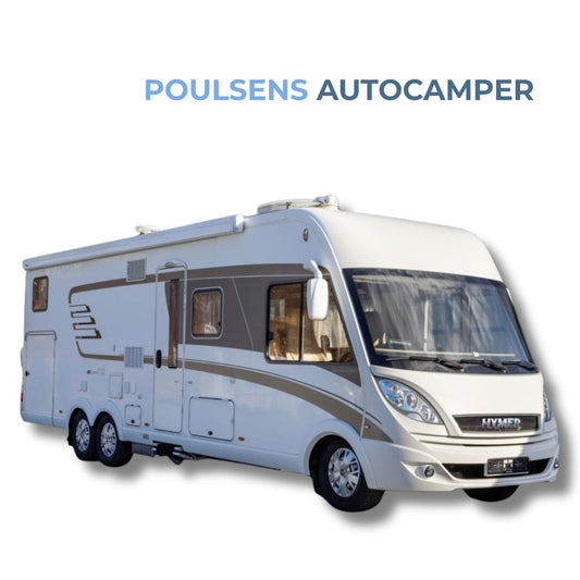 Vue extérieure avant du camping‑car intégral Hymer B 878 SL 2017 d’occasion