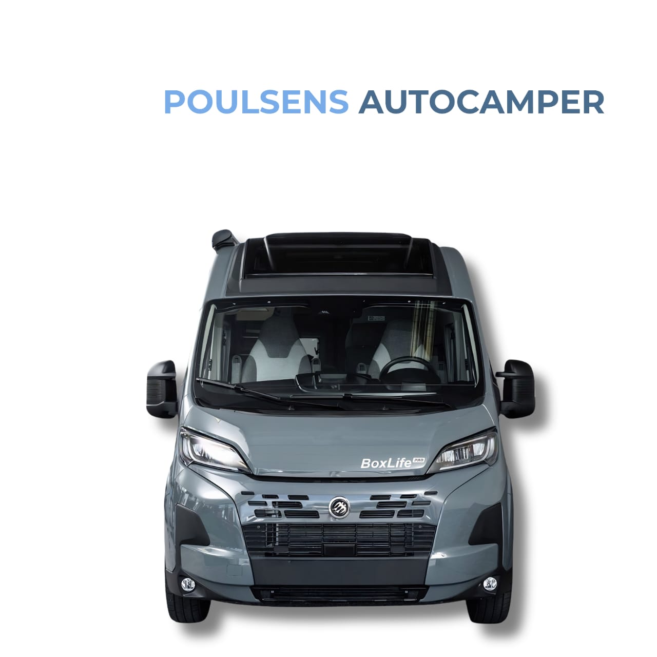 Vue extérieure avant du camping-car urbain Knaus BOXLIFE PRO 600 STREET 2025 avec design moderne et jantes alliage