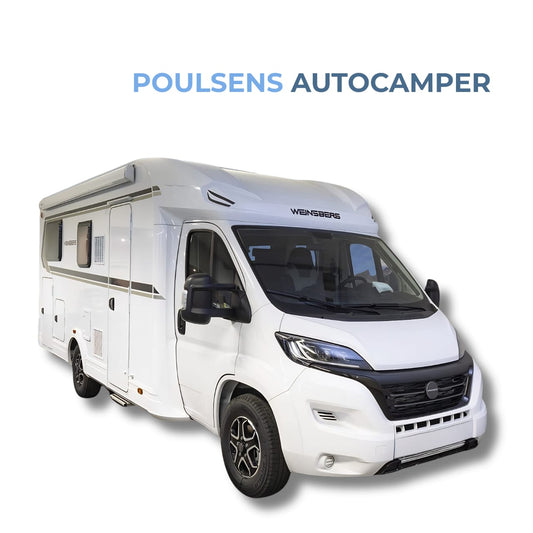 Vue extérieure avant du camping-car semi-intégré Weinsberg CARASUITE 700 ME 2023 avec design moderne et jantes alliage